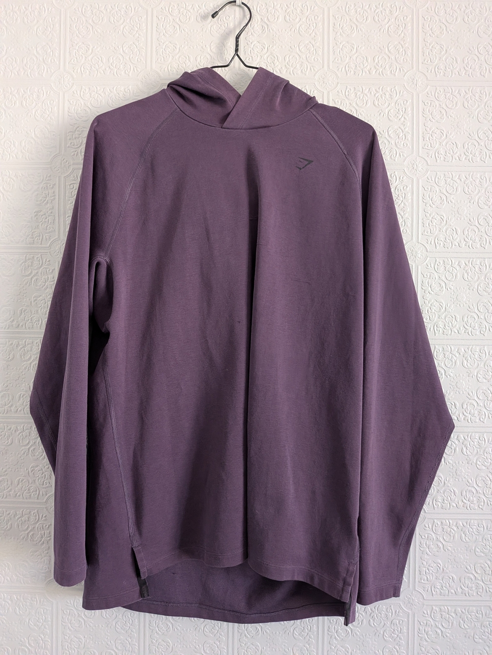 Gymshark Yoga Men's Crewneck Hoodie — Plum Purple